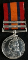J. Lewis : Queen's South Africa Medal with clasps 'Defence of Ladysmith', 'Belfast'
